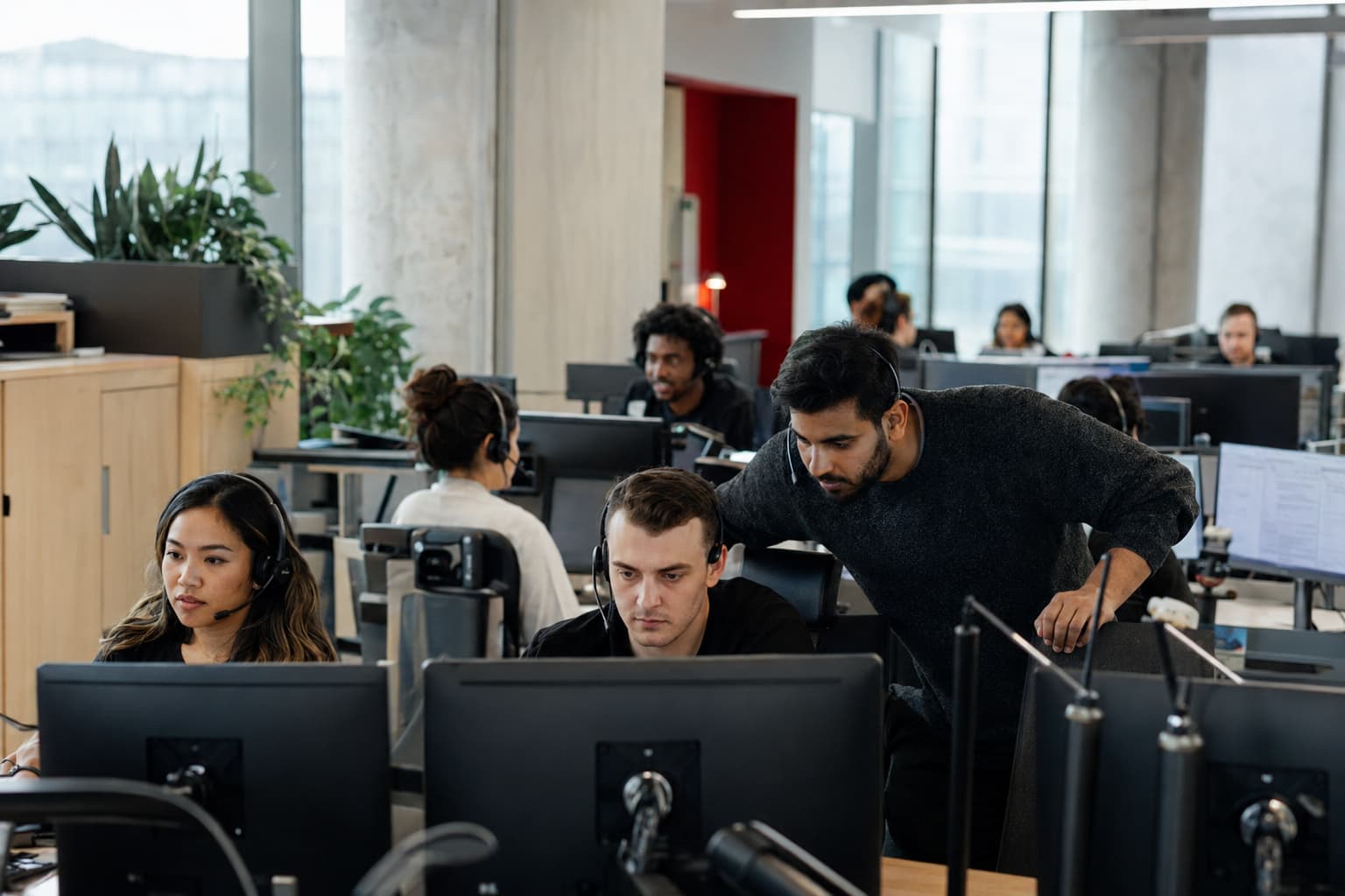 A working operations floor at Corpshore Canada