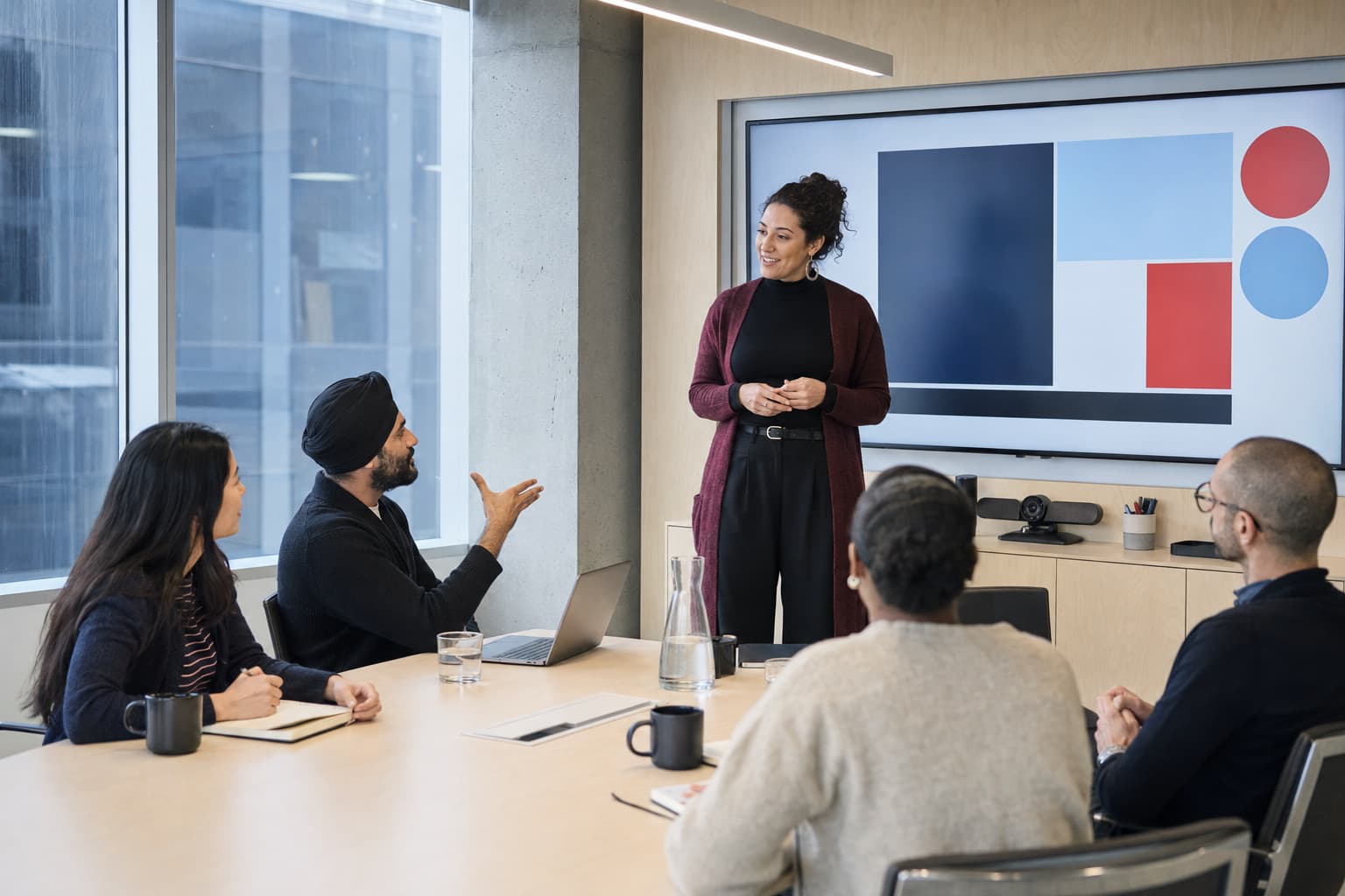 A training session for new Corpshore Canada team members