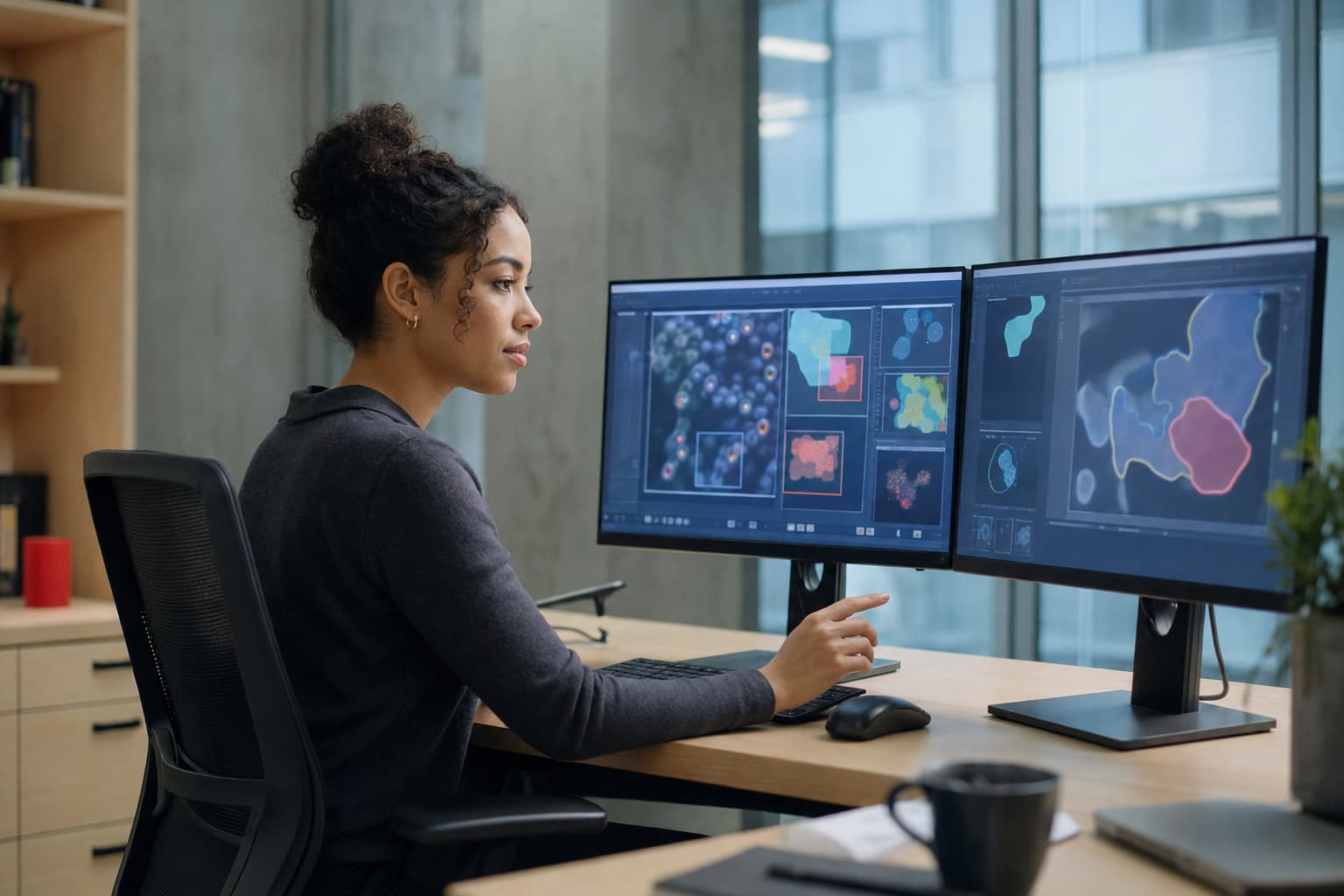 An AI data operations specialist evaluating model output